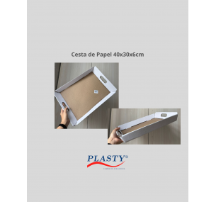 Cesta de Papel 40x30x6cm 